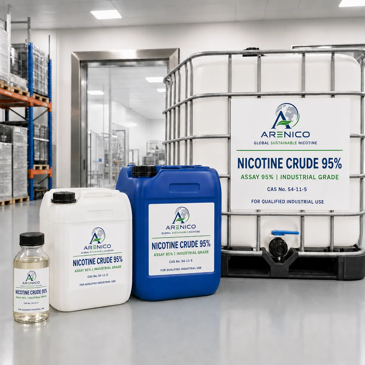 Nicotine Crude / Nicotine Alkaloid 90% / 95%